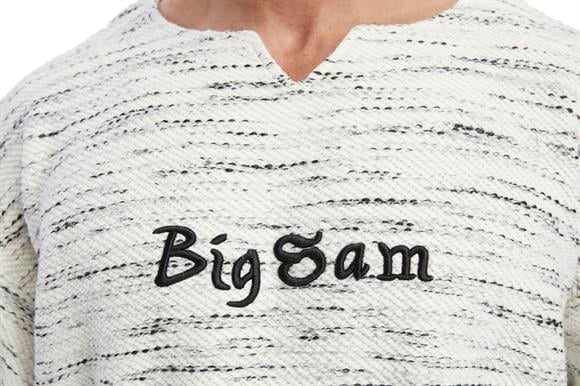 Mens Oversize Thick Textured Fabric Rag Top T-shirt 