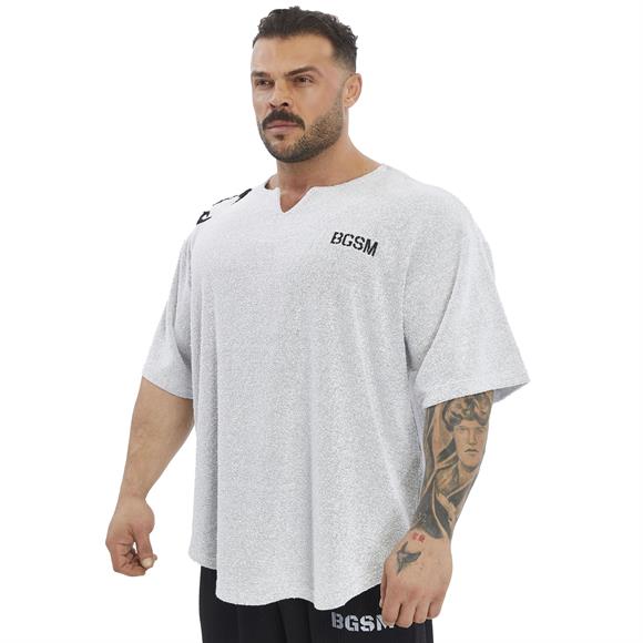 Mens Oversize Towel Textured Rag Top T-shirt