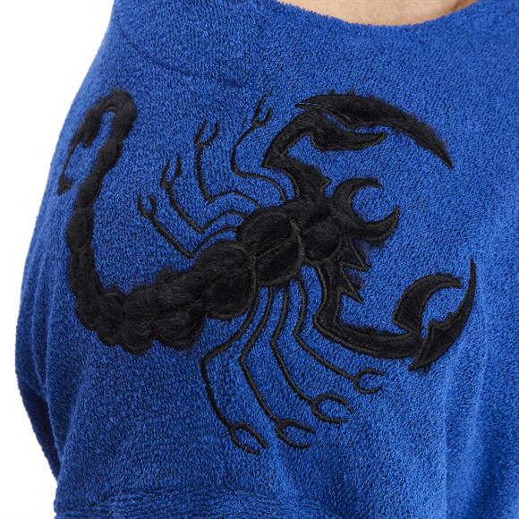 Mens Oversize Towel Textured Rag Top T-shirt