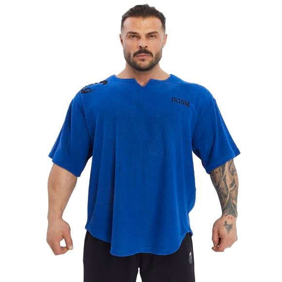 Mens Oversize Towel Textured Rag Top T-shirt