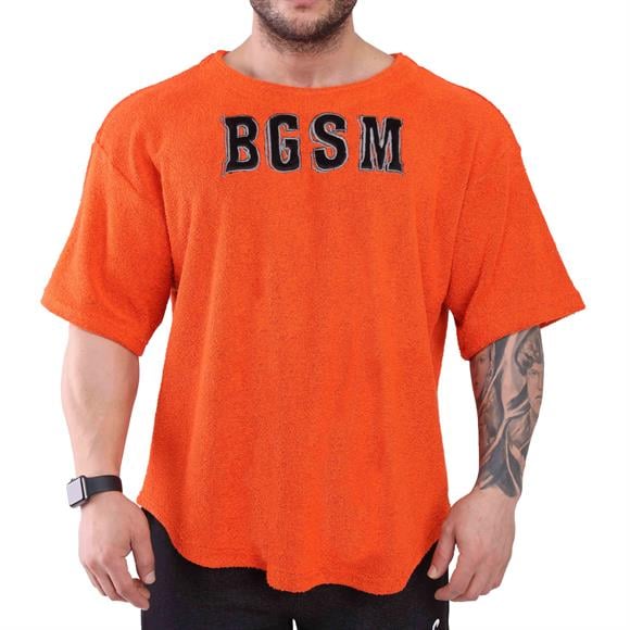 Mens Oversize Towel Textured Rag Top T-shirt