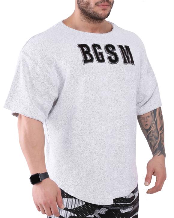 Mens Oversize Towel Textured Rag Top T-shirt