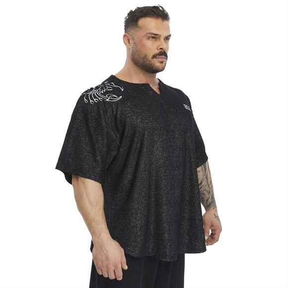 Mens Oversize Towel Textured Rag Top T-shirt