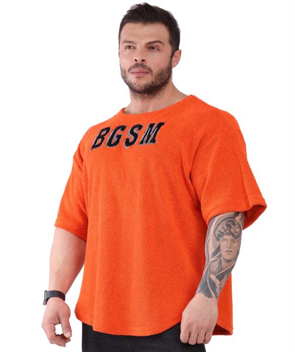 Mens Oversize Towel Textured Rag Top T-shirt