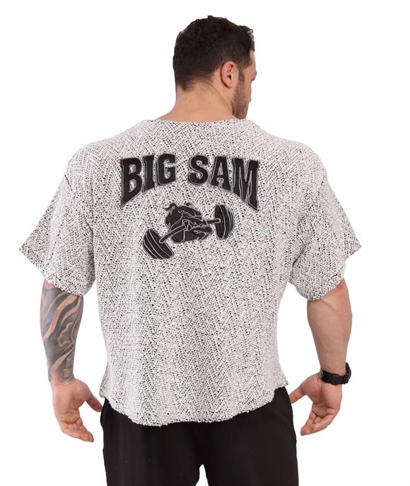 Mens Oversize Towel Textured Rag Top T-shirt