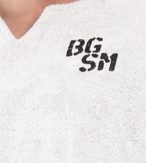 Mens Oversize Towel Textured Thick Fabric Rag Top T-shirt