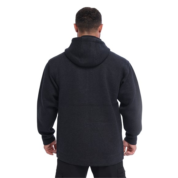 Mens Oversized Hooded Scuba Fabric Sports Jacket