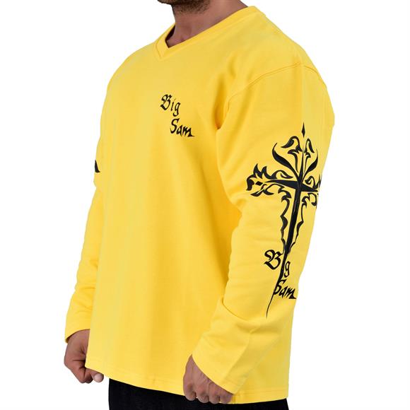 Mens Oversized Patterned Sweatshirt