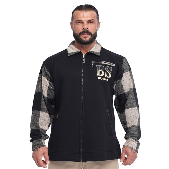 Mens Oversized Zip-Up Winter Casual Jacket
