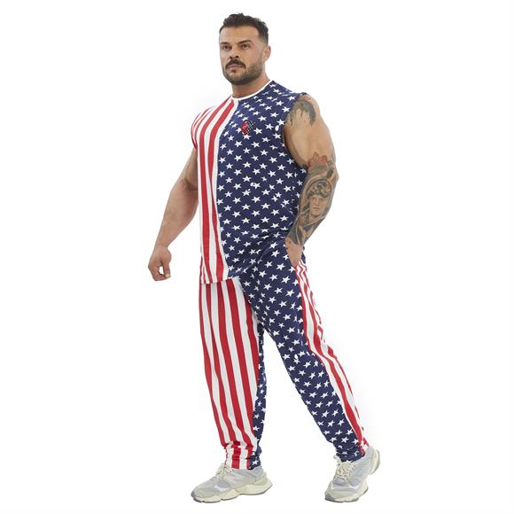 Mens Sleeveless T-shirt Cotton Gym Tank Top