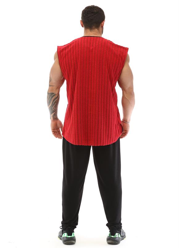 Mens Sleeveless Towel Gym Shirt