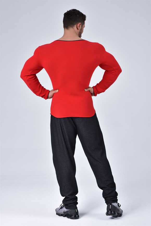 Mens Slim Fit Long Sleeve Knitwear