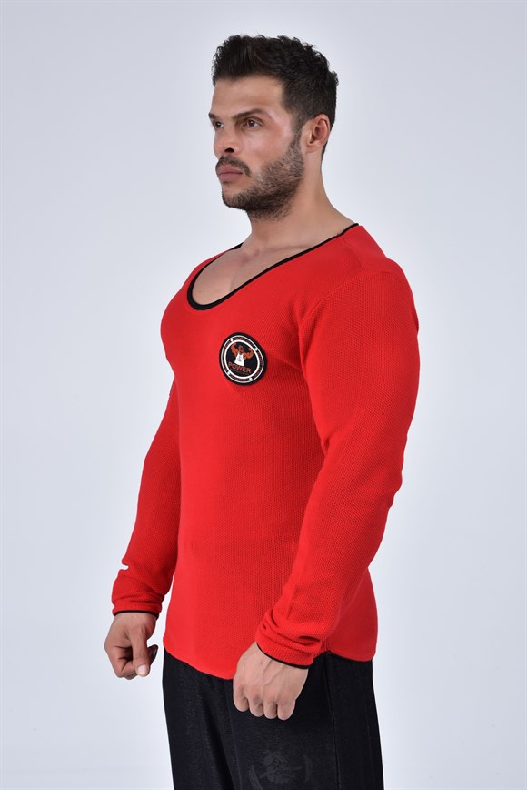 Mens Slim Fit Long Sleeve Knitwear