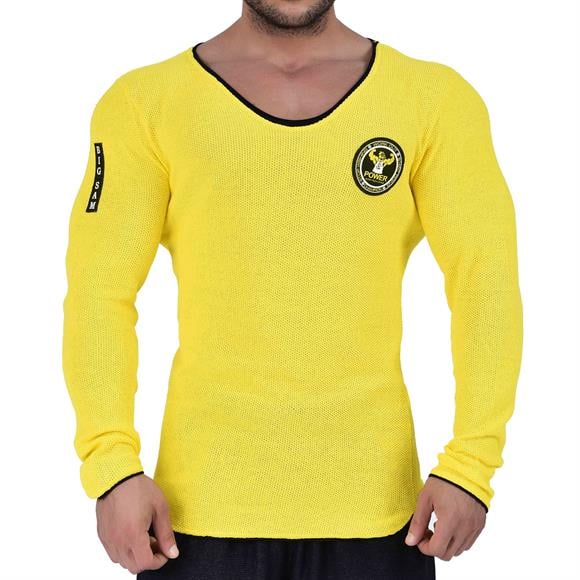 Mens Slim Fit Long Sleeve Knitwear