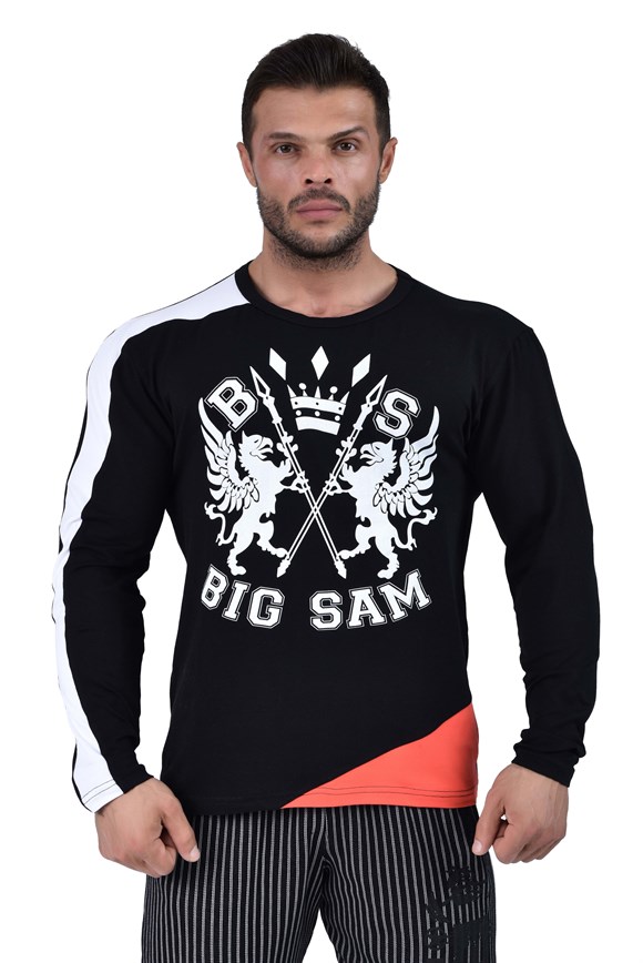 Mens Slim Fit Long Sleeve T-shirt