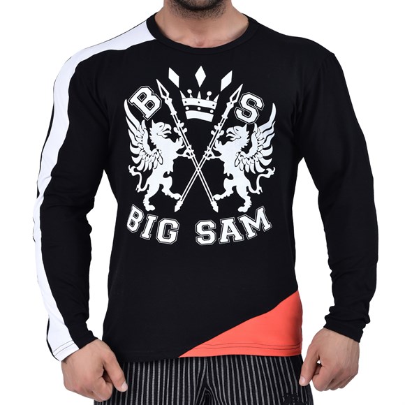Mens Slim Fit Long Sleeve T-shirt