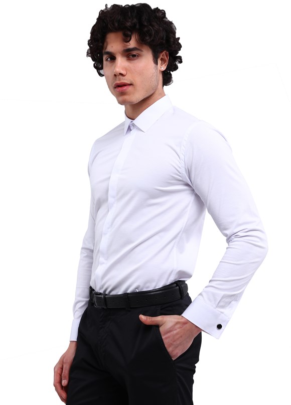 Mens Slim Fit Oxford Cotton Shirts