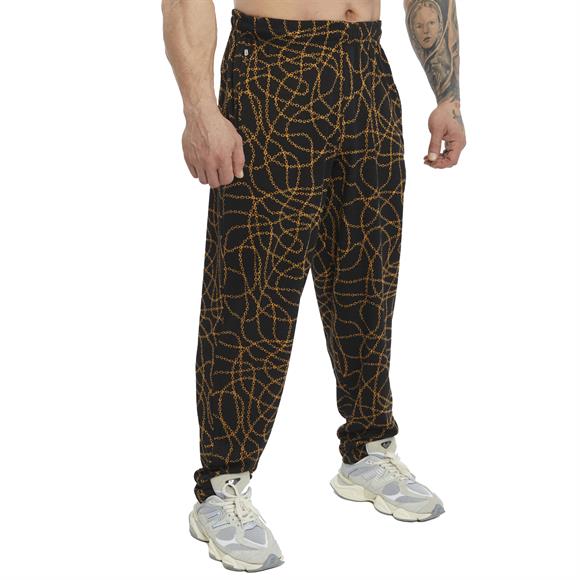 Mens Tapered Fit Sweatpants with Zippered Pockets