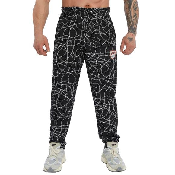 Mens Tapered Fit Sweatpants with Zippered Pockets