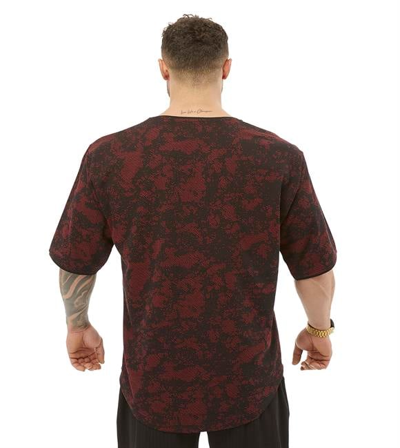 Mens Technic Camouflage Rag Top T-shirt
