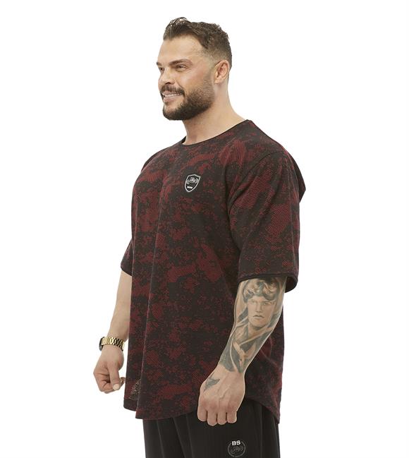 Mens Technic Camouflage Rag Top T-shirt