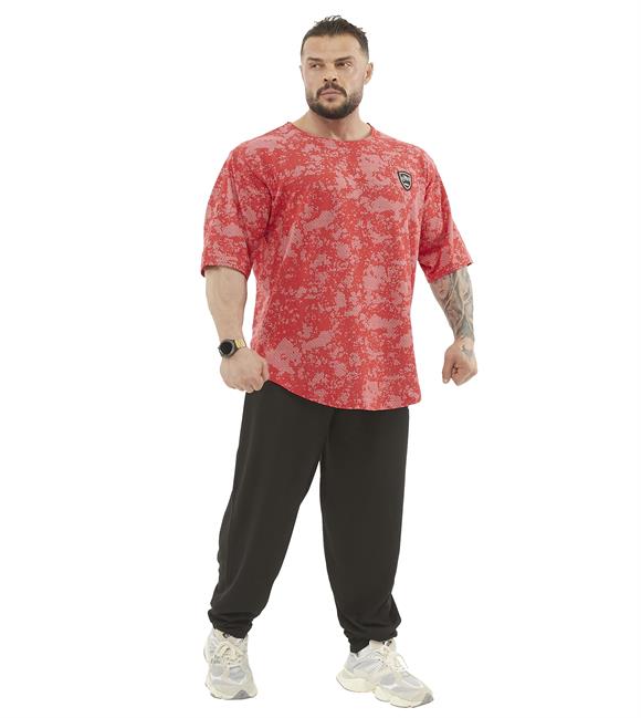 Mens Technic Camouflage Rag Top T-shirt