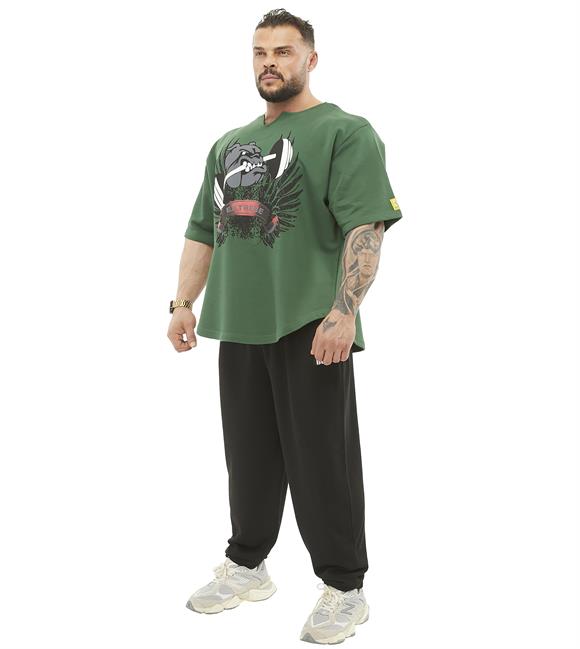 Mens Thick Fabric Wide Cut Rag Top T-shirt 