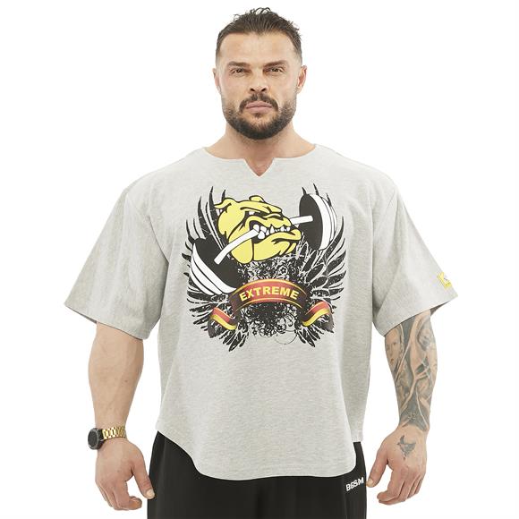 Mens Thick Fabric Wide Cut Rag Top T-shirt