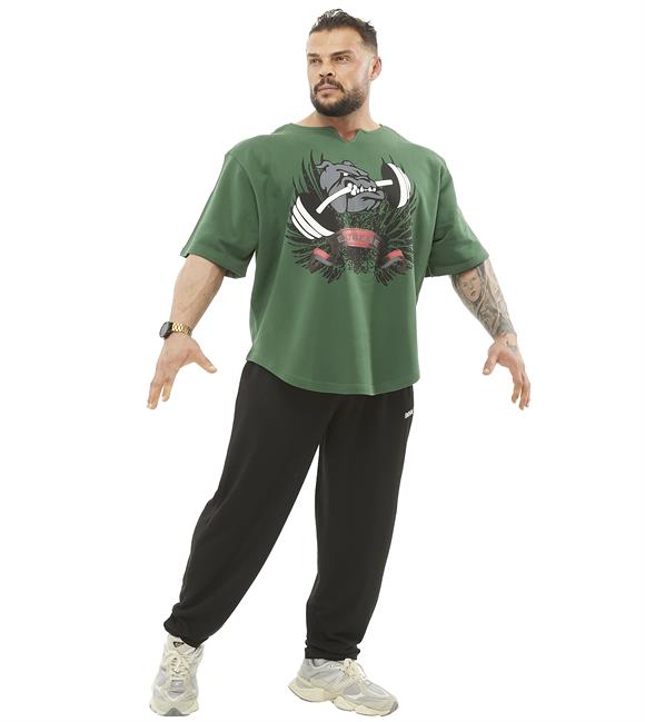 Mens Thick Fabric Wide Cut Rag Top T-shirt 