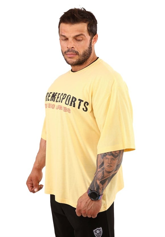 Mens Oversize Summer Gym T-shirt