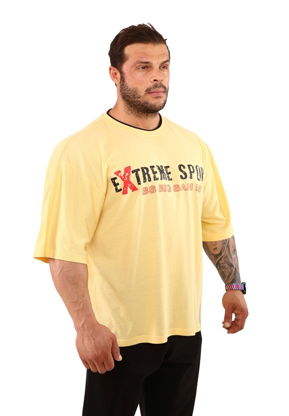 Mens Oversize Summer Gym T-shirt