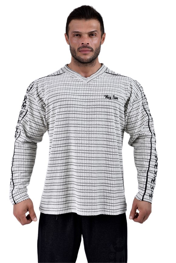 Mens Towel V-Neck Sweatshirt