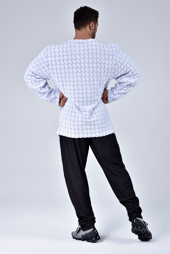 Mens Towel V-Neck Sweatshirt