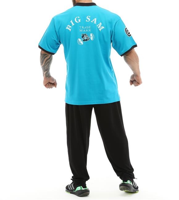 Mens Turquoise Polo T-shirt