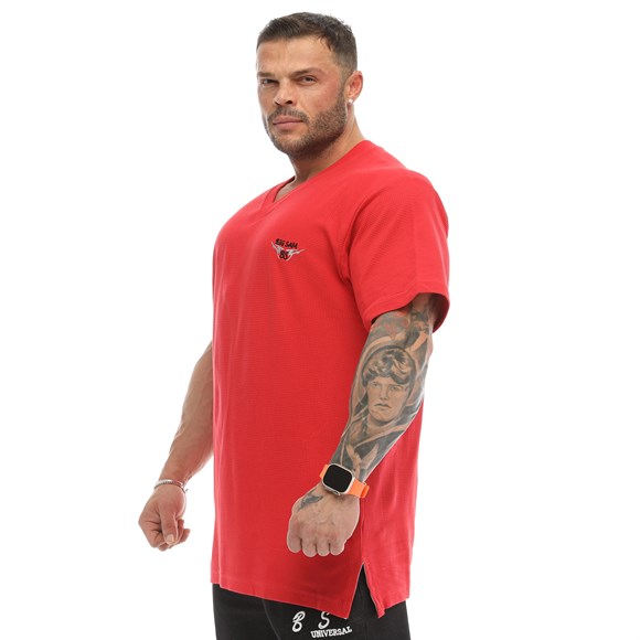 Mens V-Neck Cotton T-shirt
