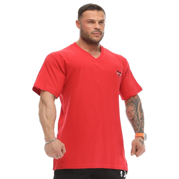 Mens V-Neck Cotton T-shirt