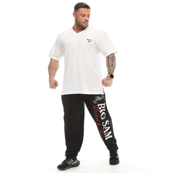 Mens V-Neck Cotton T-shirt