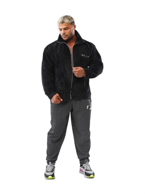 Mens Winter Faux Fur Jacket