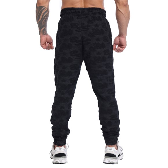Mens Textured Terry Jogger Sweatpants BGSM PNT1345