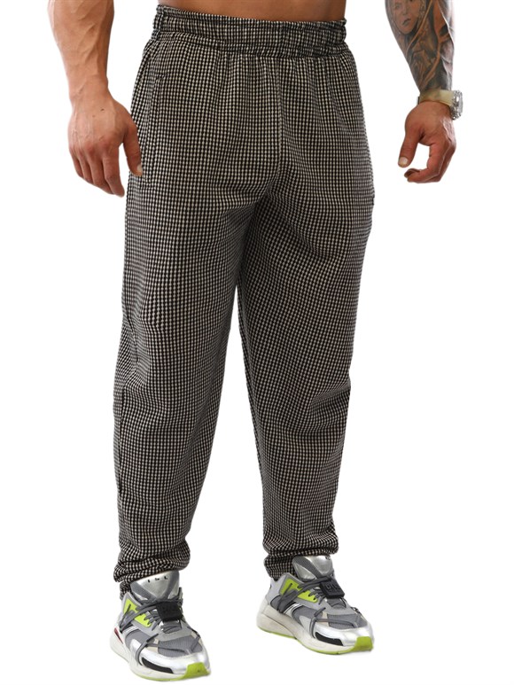 Mens Winter Sweatpants with Zippered Pockets