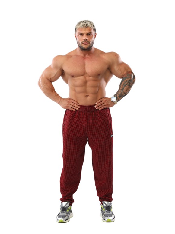 Mens Winter Sweatpants with Zippered Pockets