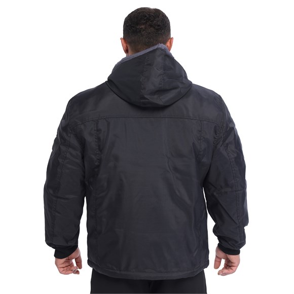 Mens Oversized Waterproof Hooded Winter Jacket