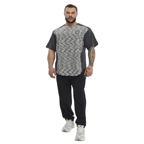 Oversize Cotton T-shirt, V-Neck Rag Top