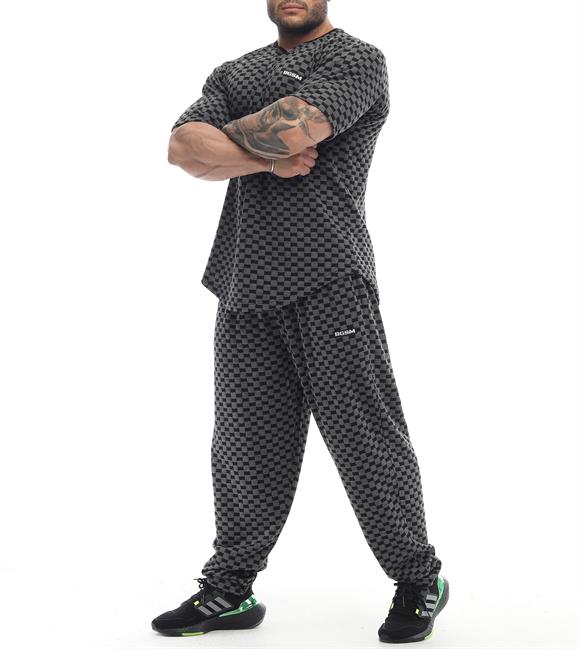 Oversize Plaid Design Rag Top