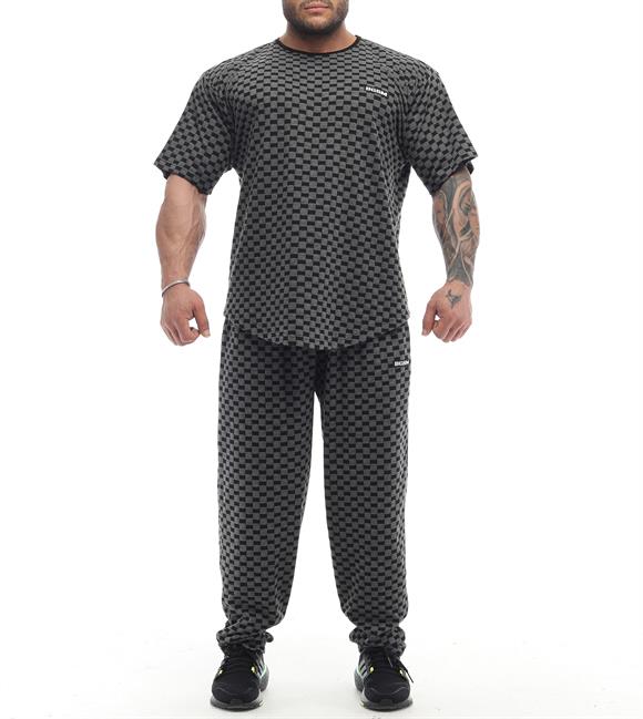 Oversize Plaid Design Rag Top