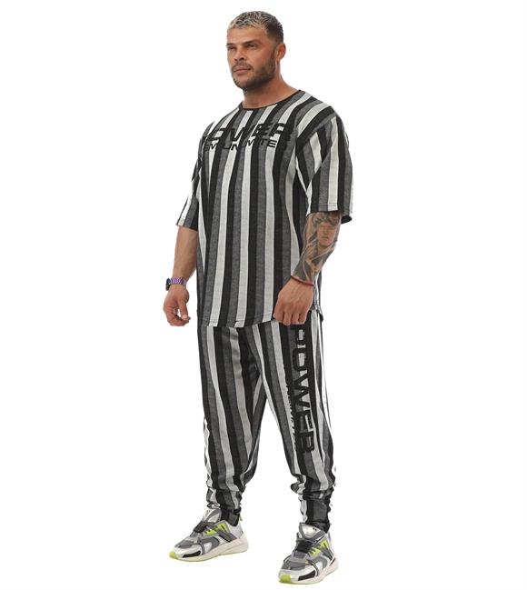 Oversize Striped Gym T-shirt