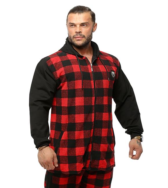 Oversize Towel Hooded Zipper Jacket