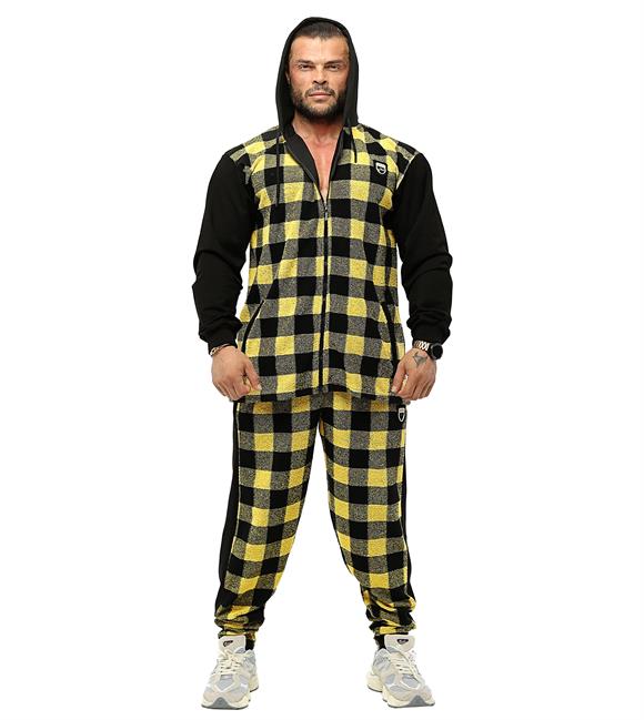 Oversize Towel Hooded Zipper Jacket