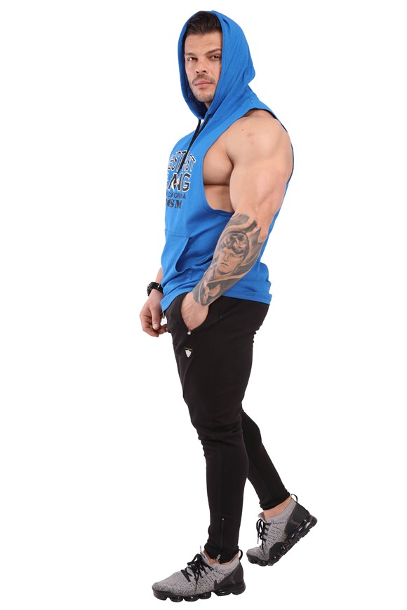 Sleeveless Hoodie Tank Top 2307