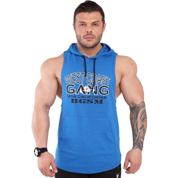 Sleeveless Hoodie Tank Top 2307